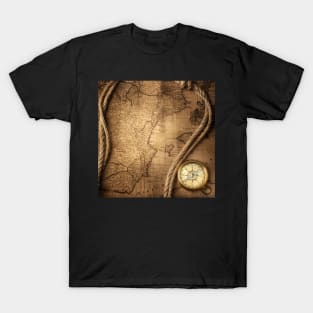 Compass and Map T-Shirt